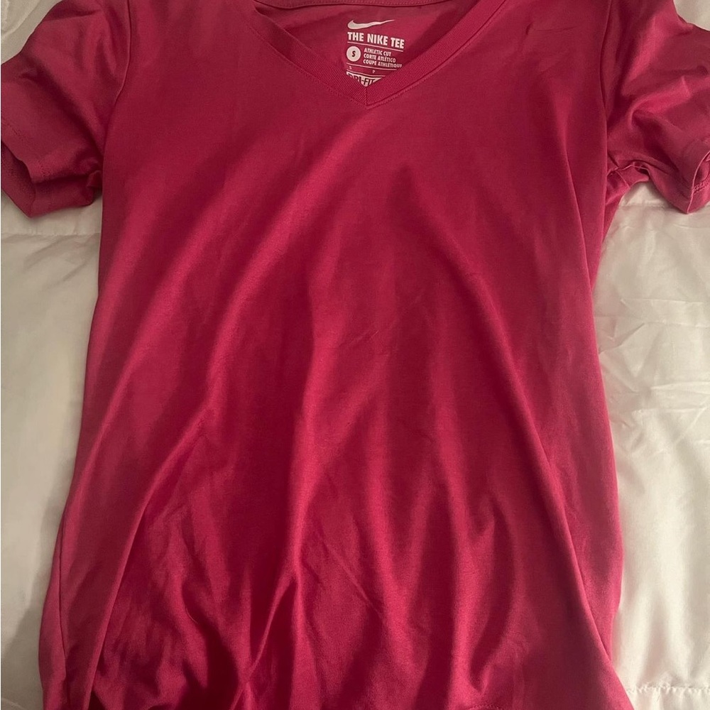 Nike pink dri-fit tee